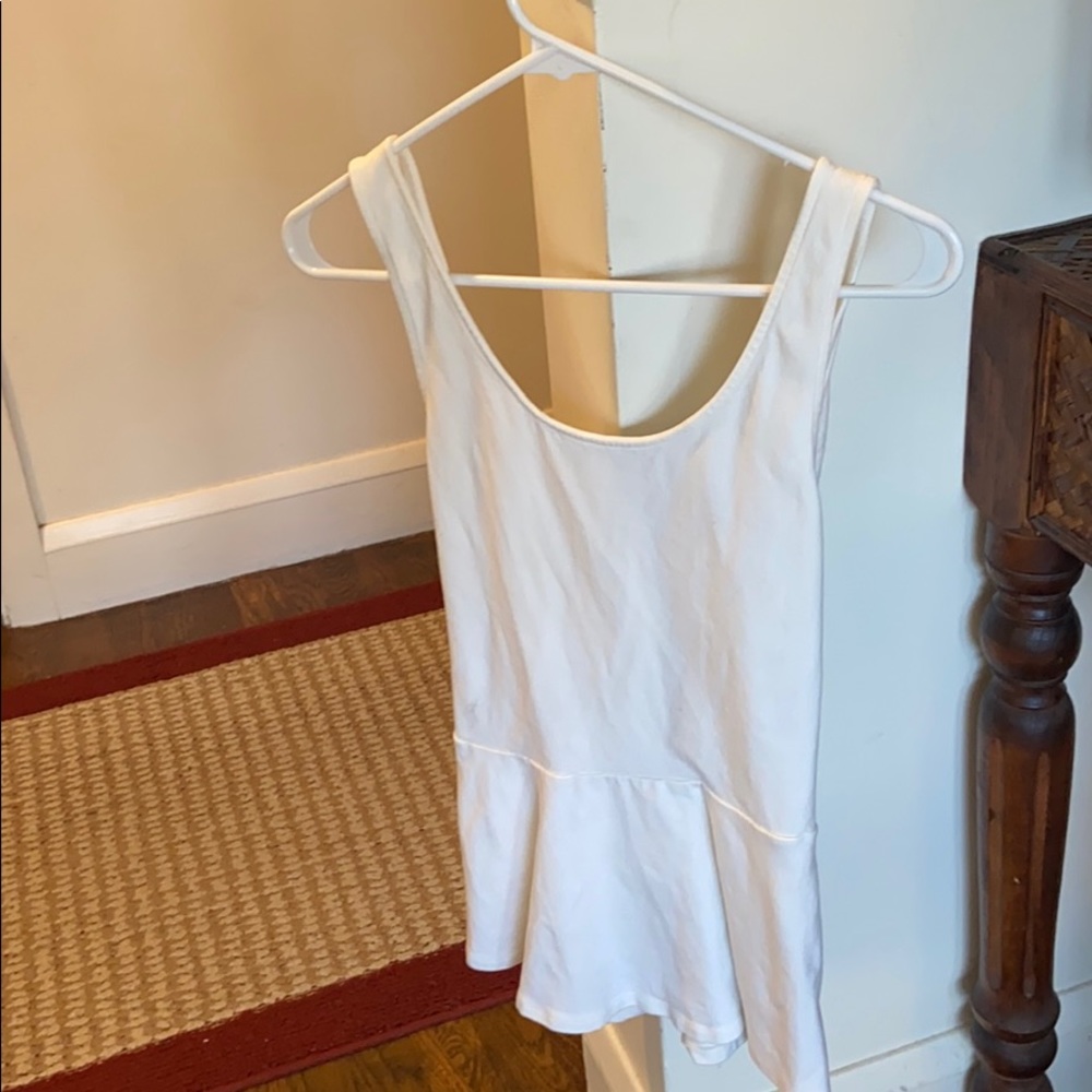 White peplum